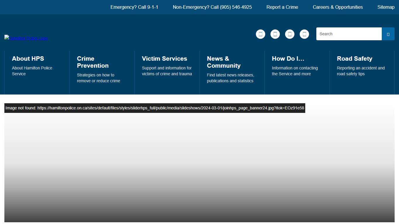 Hamilton Police Service To Serve & Protect in Partnership with Our Communities